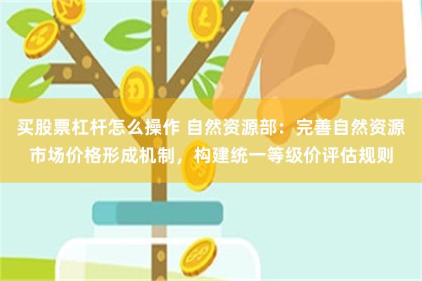 买股票杠杆怎么操作 自然资源部：完善自然资源市场价格形成机制，构建统一等级价评估规则